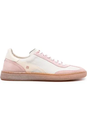 Moma Panelled suede sneakers