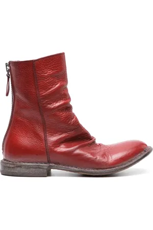 Moma Distressed leather ankle boots