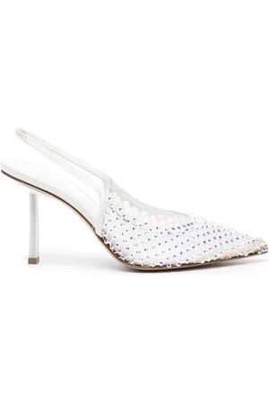 LE SILLA Gilda 80mm crystal-embellished pumps
