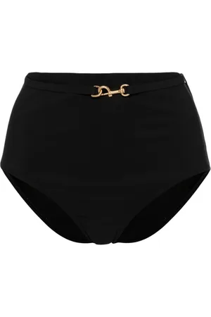 Miller belted swimsuit in black - Tory Burch