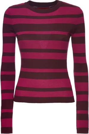La DoubleJ Fine-knit striped jumper