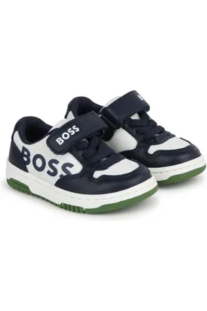 HUGO BOSS Logo-print panelled sneakers