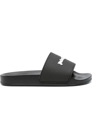 Palm Angels Logo-embossed slides