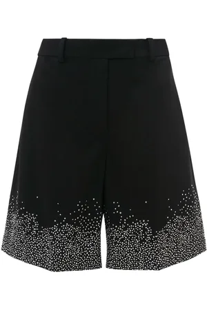 J.W.Anderson Crystal-embellished tailored shorts