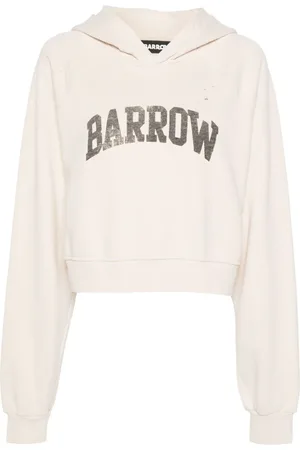 BARROW Logo-print cotton hoodie