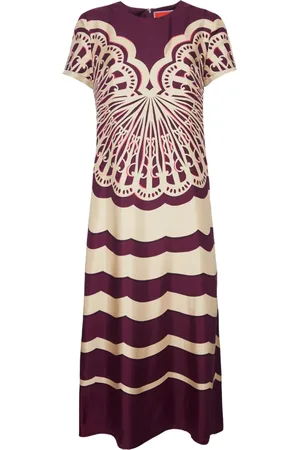 La DoubleJ Swing silk maxi dress