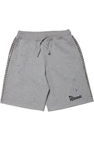 Dsquared2 Logo-print cotton track shorts