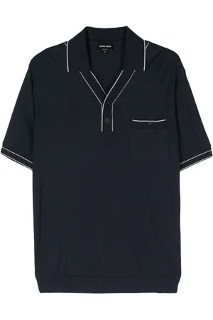 Giorgio Armani Fine-knitted polo shirt