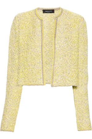 Fabiana Filippi Marl-knit open-front cardigan