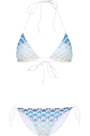 Missoni Gradient knitted-overlay bikini