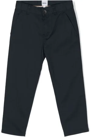 HUGO BOSS Twill straight-leg trousers