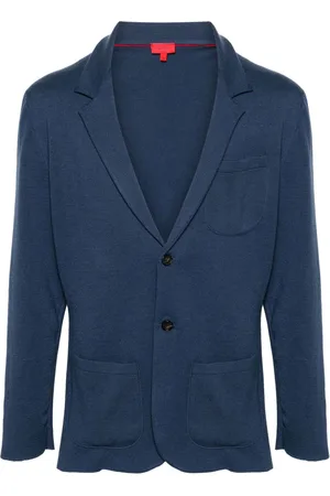 ISAIA Single-breasted ribbed-knit cardigan