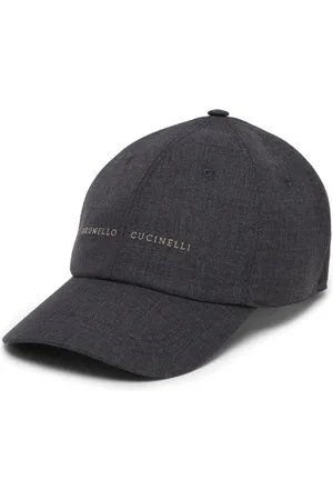 Logo-Embroidered Virgin Wool-Flannel Flat Cap