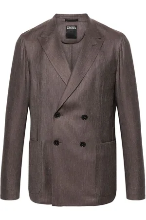 Ermenegildo Zegna Double-breasted twill blazer
