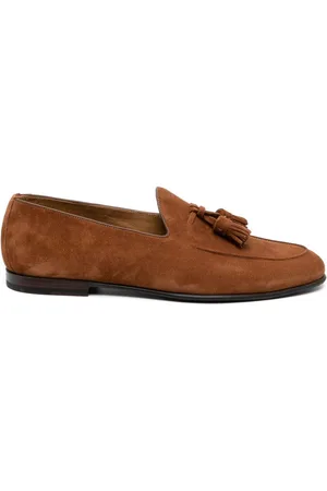 Neil Barrett Tassel-embellished suede loafers