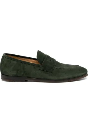 Neil Barrett Penny-slot suede loafers