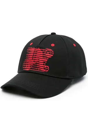 Palm Angels Racing monogram-embroidered baseball cap