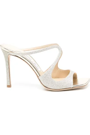 Jimmy Choo 95mm Anise glitter sandals