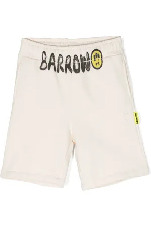 BARROW Logo-print cotton shorts