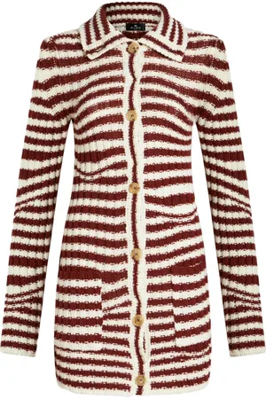Etro Striped wool cardigan