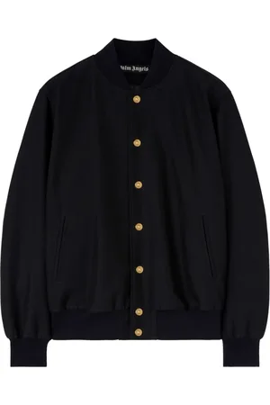 Palm Angels Logo-print bomber jacket