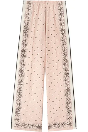 Palm Angels Paisley-print wide-leg trousers