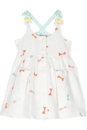 Stella McCartney Bow-detail cotton dress