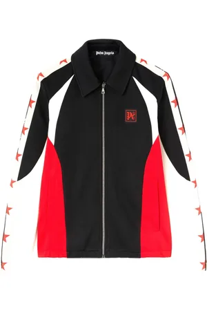 Palm Angels Panelled logo-print jacket