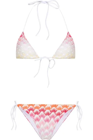 Missoni Gradient knitted-overlay bikini