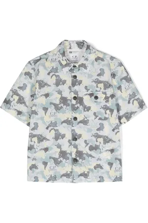 C.P. Company Mundi Map-print shirt