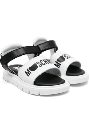 Moschino Logo-print leather sandals