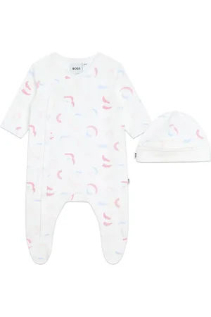 HUGO BOSS Graphic-print organic cotton pajamas (set of two)