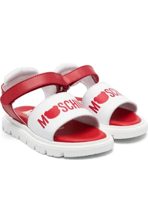 Moschino Logo-print leather sandals