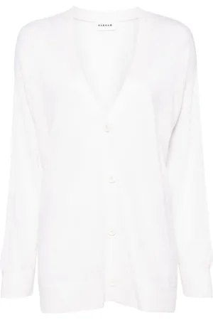 P.A.R.O.S.H. V-neck rib-trim cardigan