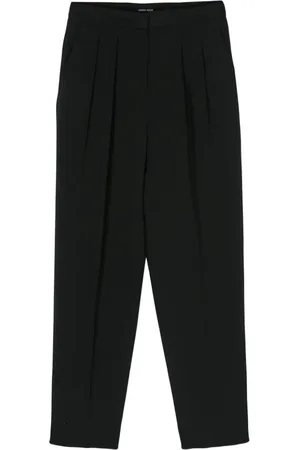 Giorgio Armani Dart-detailing tapered trousers