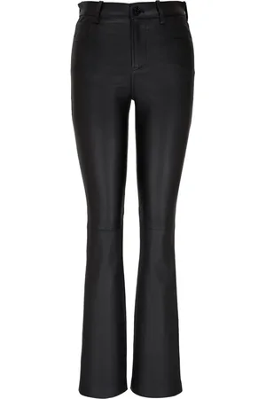 Vince Flared leather trousers