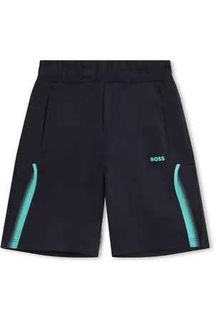 HUGO BOSS Logo-print jersey shorts