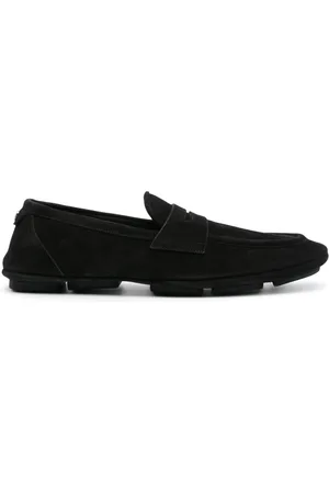 Dolce & Gabbana Logo-plaque suede loafers