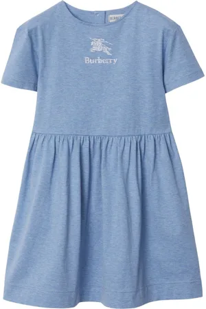 Burberry Equestrian Knight-print cotton dress