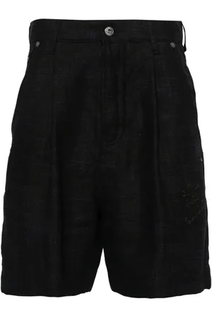 OFF-WHITE 90s Logo linen shorts