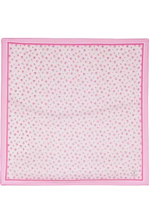 Simonetta Floral-print silk scarf