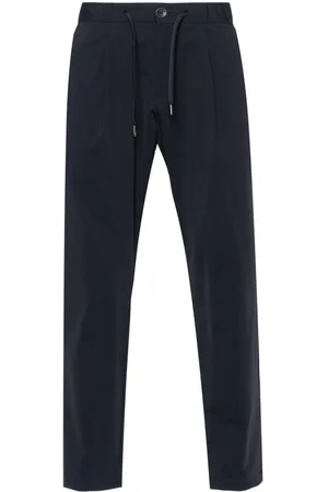 HERNO Pleat-detailing straight-leg trousers
