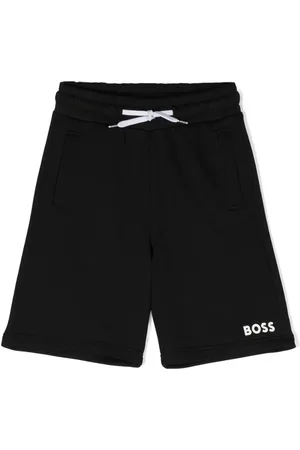 HUGO BOSS Logo-print cotton shorts