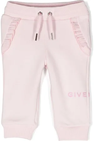 Givenchy Ruffled-detailed cotton track pants
