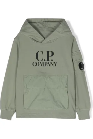 C.P. Company Lens-detailed cotton hoodie