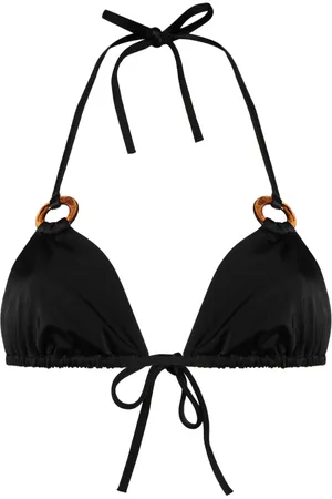 Dsquared2 Ring-details triangle bikini top
