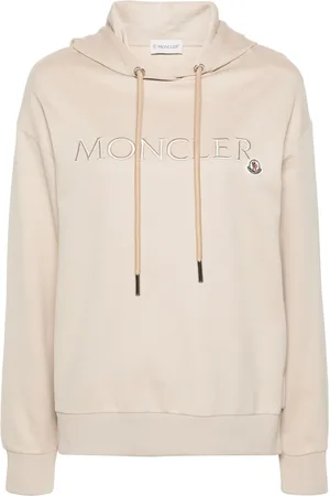 Moncler Logo-embroidered cotton hoodie