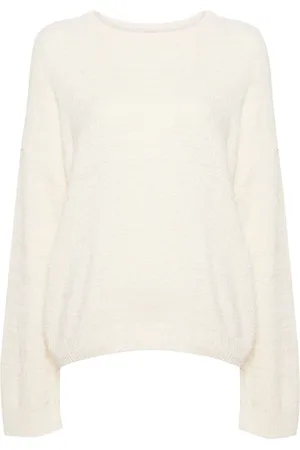 Totême Crew-neck drop-shoulder jumper