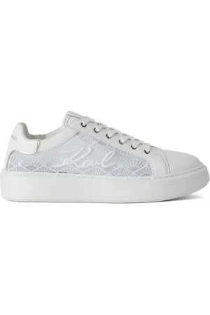 Karl Lagerfeld Maxi Kup Shoji lace-panel sneakers