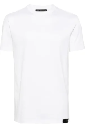 LOW BRAND Logo-tag cotton T-shirt